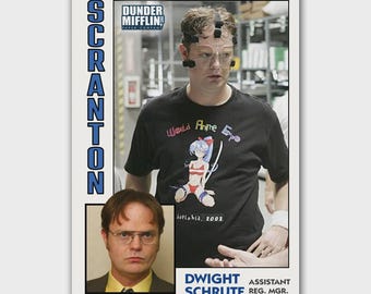 Dwight Schrute Novelty Basketball Trading Card Replica The Office Dunder Mifflin