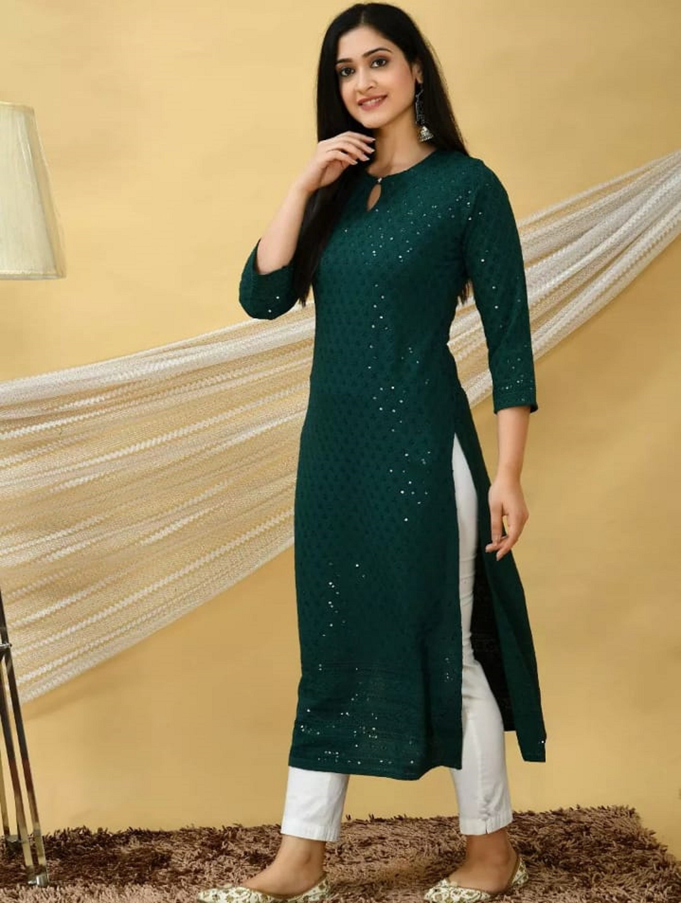 Aggregate 91+ kurti design for heavy body best thtantai2