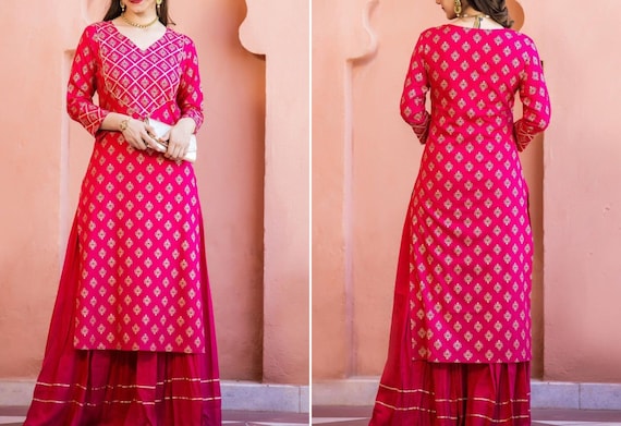 Pin by rezaul on Quick Saves | Kurti designs, Traditional dresses, Sharara  set