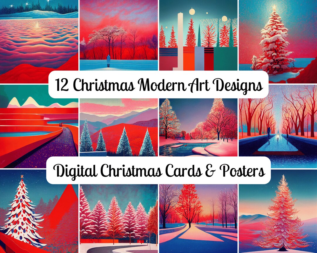 12-modern-art-christmas-card-printable-wall-art-commercial-use