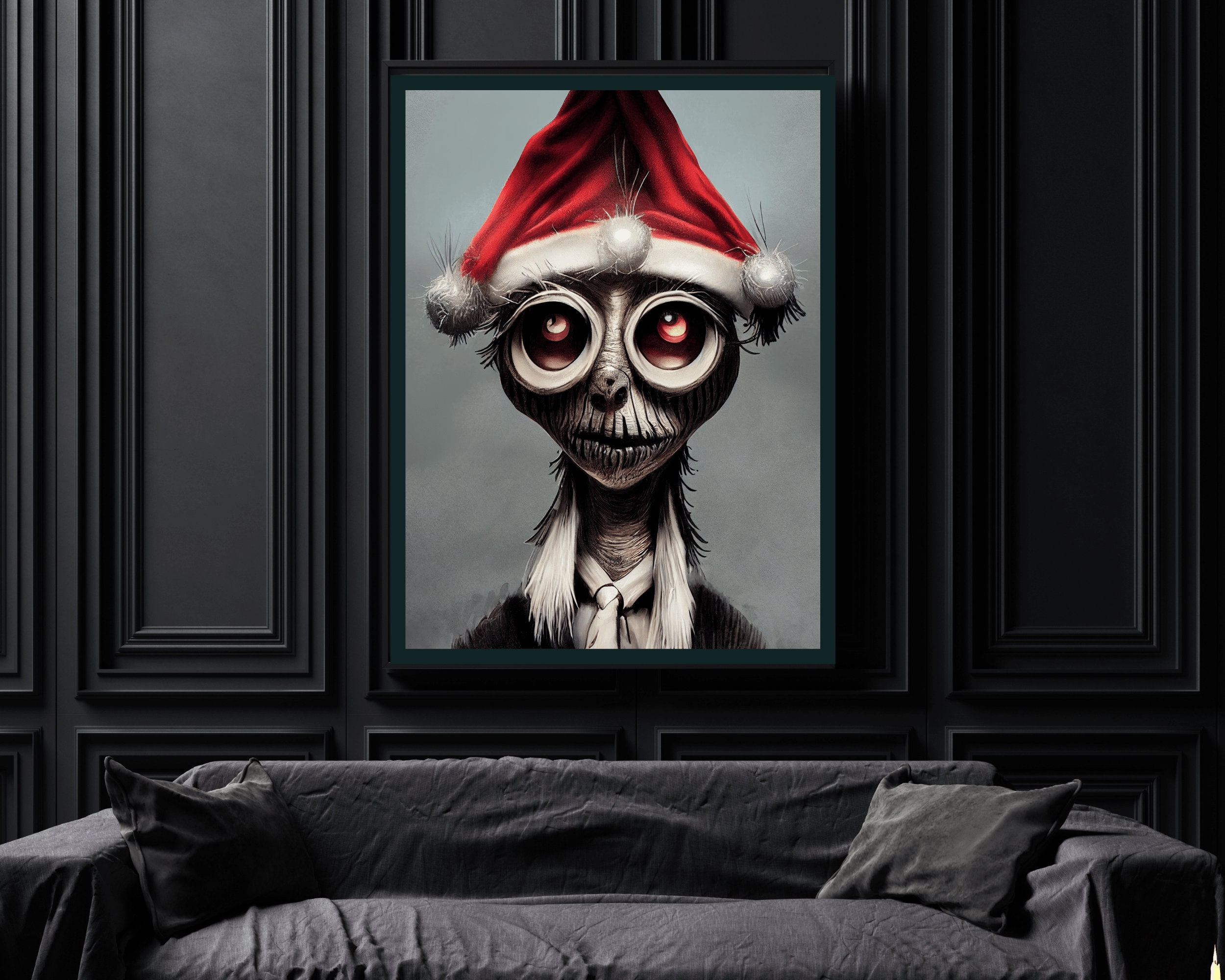 Creepy Christmas Cards 