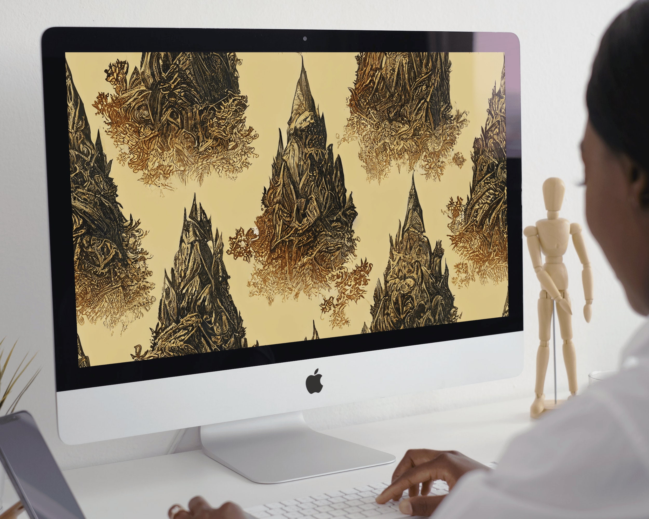 Lord of the Rings Seamless Pattern, Digital Scrapbook Paper Pack ...