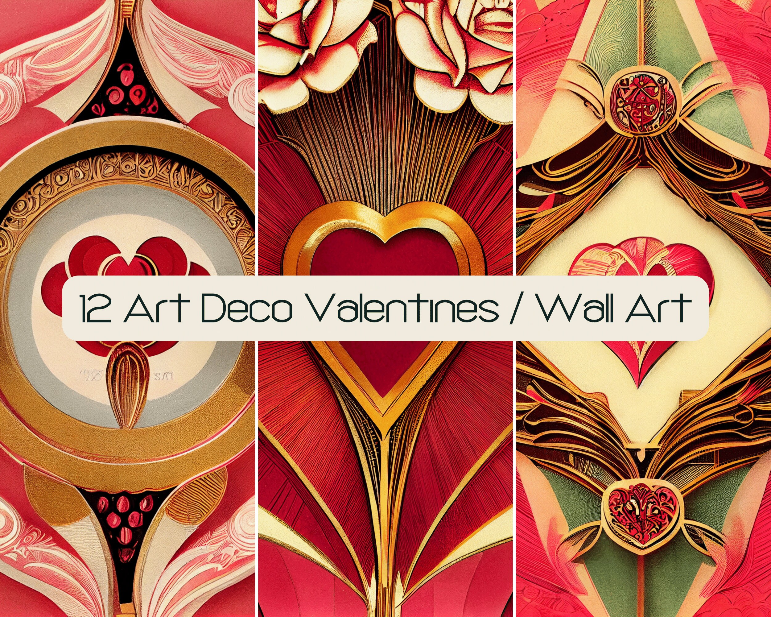 Vintage Valentine's Day Card Design Gráfico por Alavays · Creative