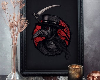 Gothic Illustration Etsy