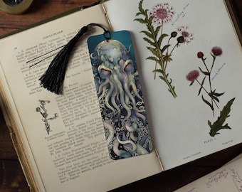 Great Old One Bookmark | Cthulhu Bookmark | Dark Fantasy | Reader Gift | Gothic Bookmark