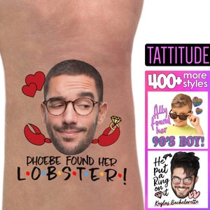 Bachelorette Party Gastgeschenke, Bachelorette Tattoos, Bachelorette Party Dekoration, Gesichtstattoos des Bräutigams, Braut, diejenige, wo, Freunde unter dem Motto