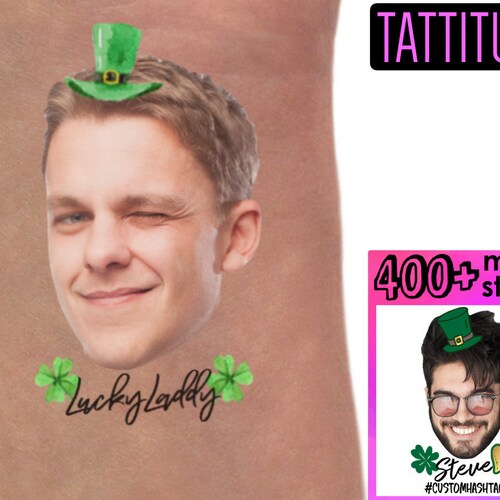 st pattys day temporary tattoos