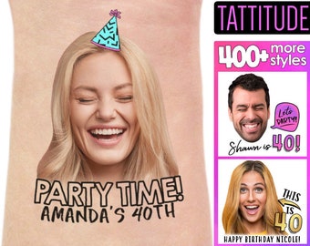 40th Birthday Party Tattoo Favors | 40th birthday for women, for man, custom tattoo, personalized tattoo, temporary tattoos, party time