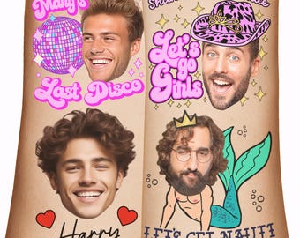 Bachelorette Party Favors - Bachelorette Tattoo - Bachelorette Party Favor - Groom's Face Tattoo - Bride Tattoo - Bride Gift - Funny Gift