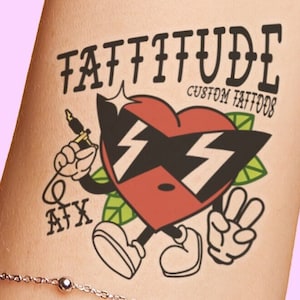 Custom Image Temporary Tattoos company logo tattoo custom tattoo party favor sports team tattoo name tattoo custom sticker personalized logo