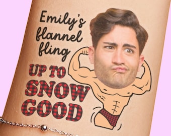 Flannel Fling Bachelorette Party Tattoos | flannel and fizz, buffalo plaid bachelorette, flannel fling before the ring tattoo, invitation