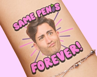 Bachelorette Party Favors - Bachelorette Tattoo - Bachelorette Party Favor - Groom's Face Tattoo - Bride Tattoo - Bride Gift - Funny Gift