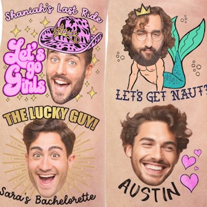 Bachelorette Party Favors - Bachelorette Tattoo - Bachelorette Party Favor - Groom&#39;s Face Tattoo - Bride Tattoo - Bride Gift - Funny Gift