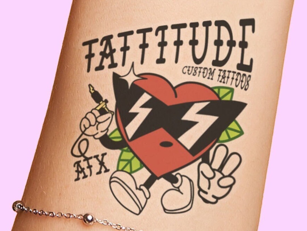 Custom Image Temporary Tattoos Company Logo Tattoo Custom Tattoo Party