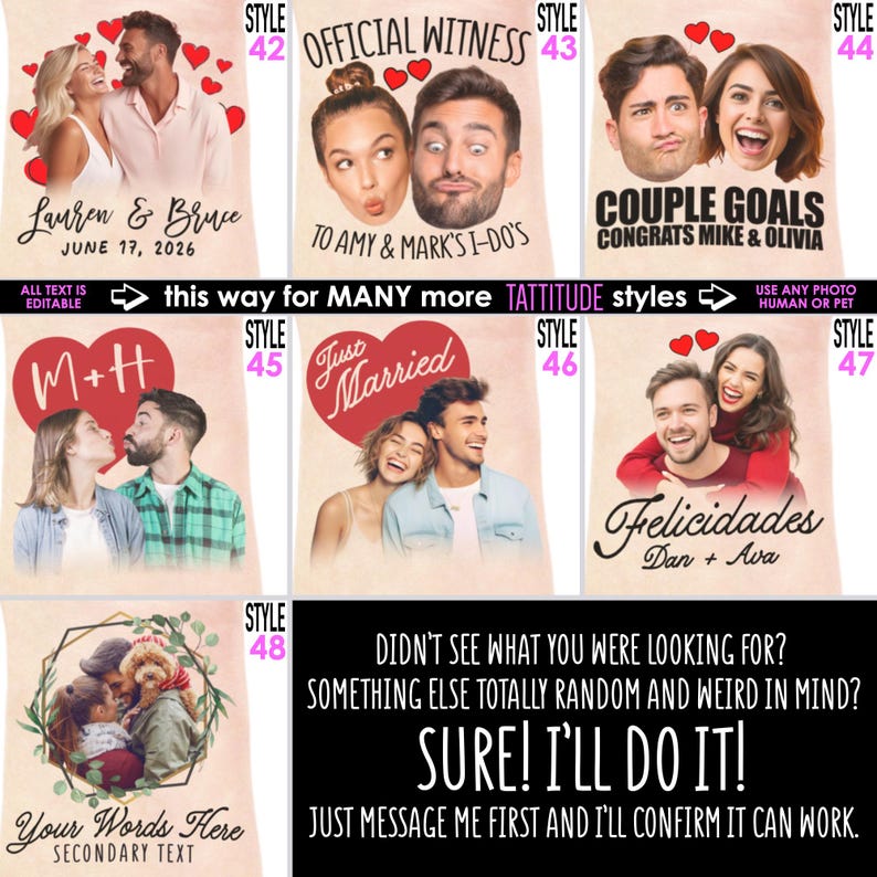 Wedding favors for guests Custom portraits tattoo | wedding tattoos, wedding decorations, wedding favor temporary tattoos, custom favors image 9