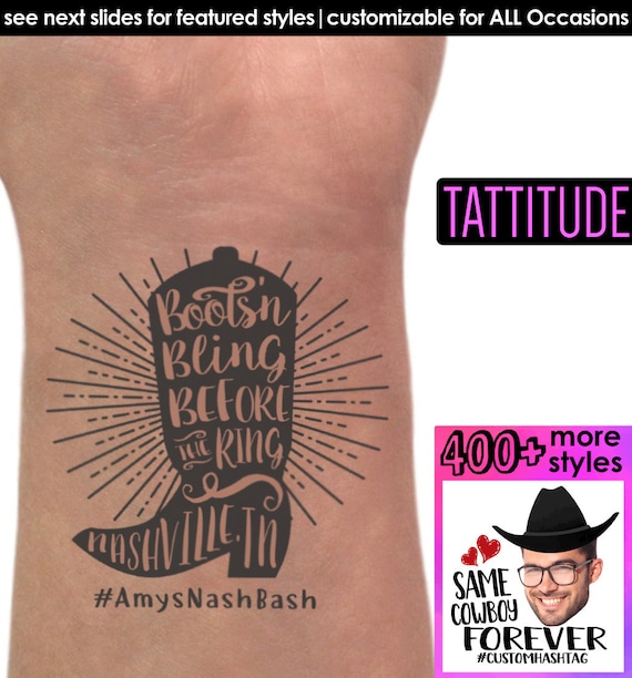 Boots And Bling Before The Ring Nashville Bachelorette Party Etsy