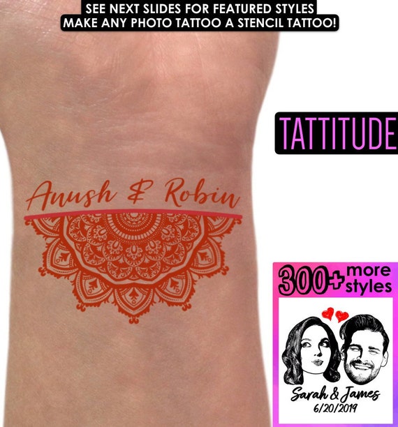 Indian Wedding Favor Tattoos Decor Decorations Hindu - Etsy Indian Wedding Favor Tattoos Decor Decorations Hindu - Etsy