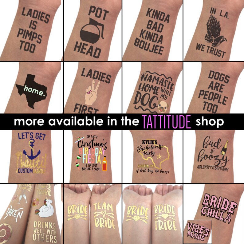 Austin Texas temporary tattoos | Austin bachelorette party, western, country, San Antonio bachelorette, Dallas bachelorette, country bride image 9