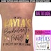 Bachelorette Tattoos | bachelorette Party tattoos, favors, decorations, bridesmaid gift, bride tribe, gold temporary tattoo, hen custom 