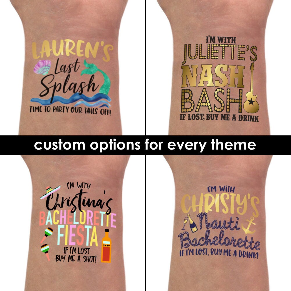 Laissez Les Bons Temps Rouler Custom Temporary Tattoos Art Etsy