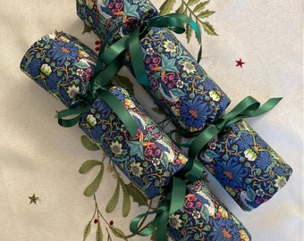 Liberty fabric Christmas crackers