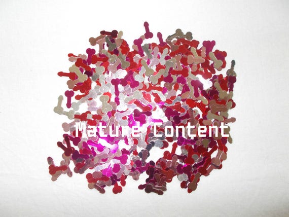 Tiny Penis Confetti Bachelorette Party Supplies Decorations Etsy