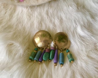 Beaded Bohemian styled Earrings