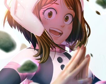 pix Ochaco Uraraka Cute My Hero Academia ochako uraraka etsy