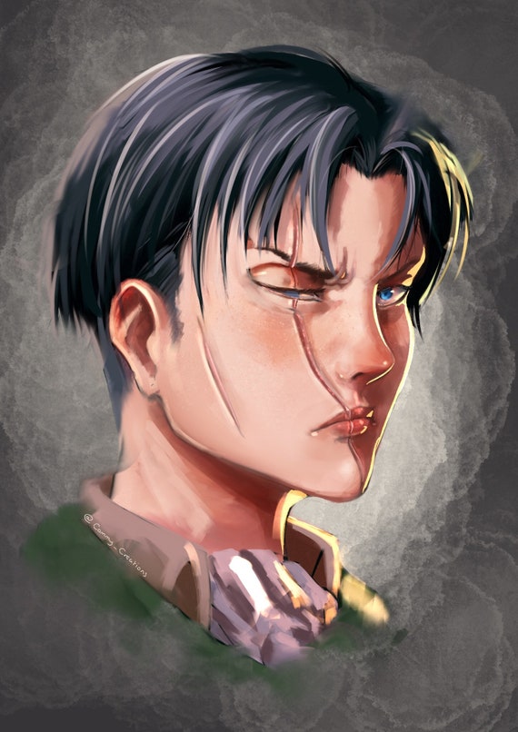 Manga Levi Chapter 114 Art Print Shingeki No Kyojin Etsy