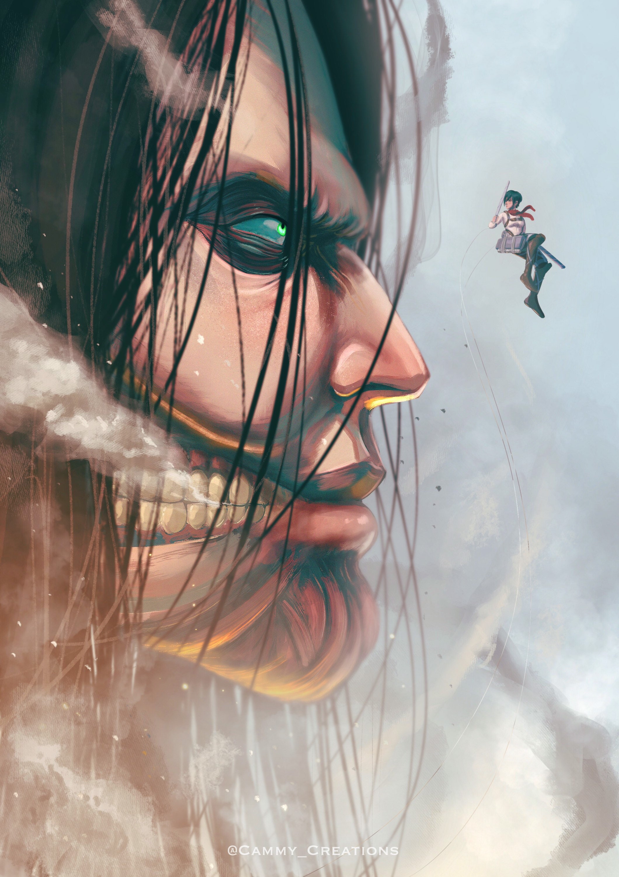 Attack On Titan Shingeki No Kyojin Chapter 130 Manga Art Print Etsy Attack On Titan Shingeki No Kyojin Chapter 130 Manga Art Print Etsy