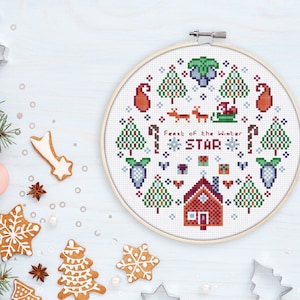 Feast of the Winter Star Stardew Valley Christmas Cross Stitch Pattern
