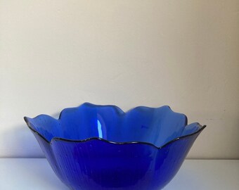 Arcoroc Blue Glass Etsy Uk
