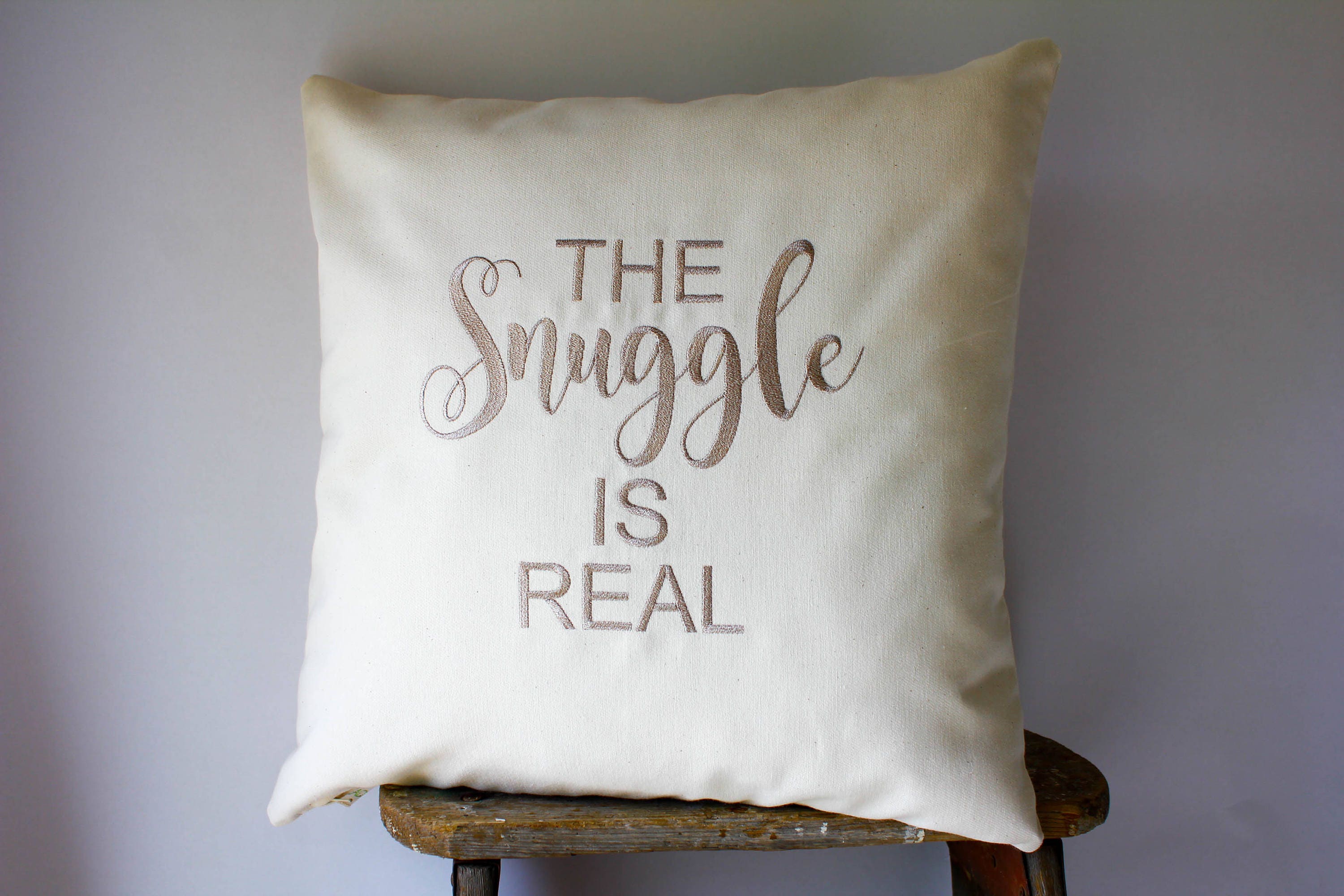 The Snuggle is Real Pillows Snuggle decor Snuggle Gift Etsy