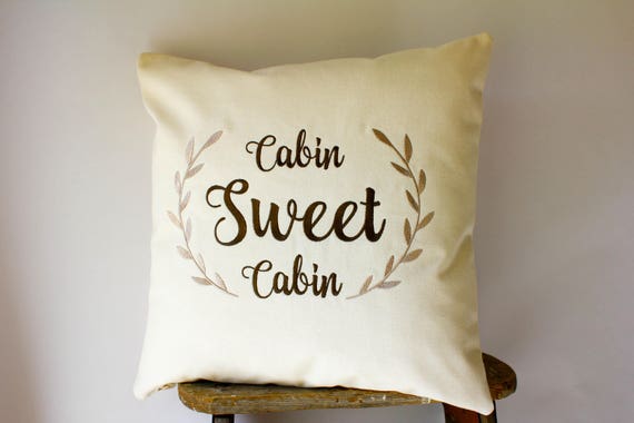 Cabin Sweet Cabin Pillows Magnolia Market Pillows Joanna Etsy