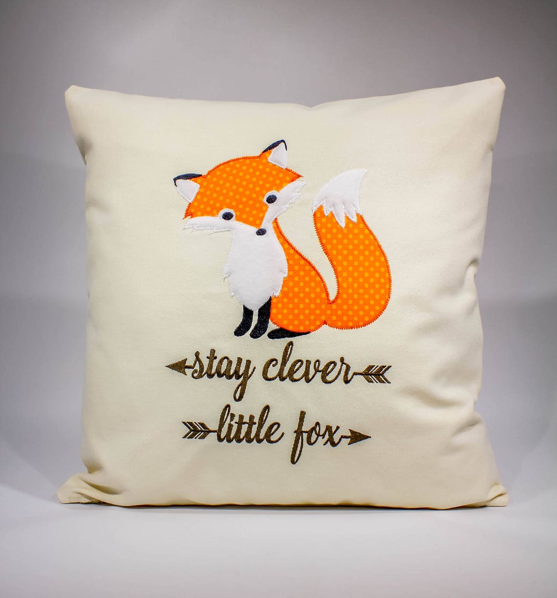 Cute Fox Pillows Fox Throw Pillows Woodland Fox Nursery Etsy