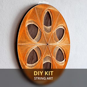 String Art DIY Kit Mandala Geometrische Wandkunst