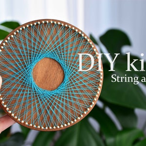 String art DIY kit String art mandala pattern String art Geometric Wall art