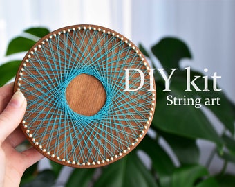 String art DIY kit String art mandala pattern String art Geometric Wall art
