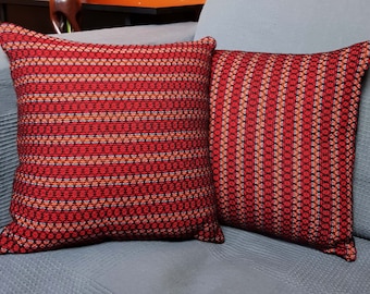 Western Stripe Lattice Cushion