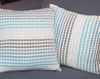 Welkin Stripe Grid Cushion