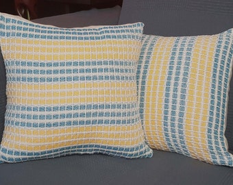 Eastern Stripe Grid Cushion