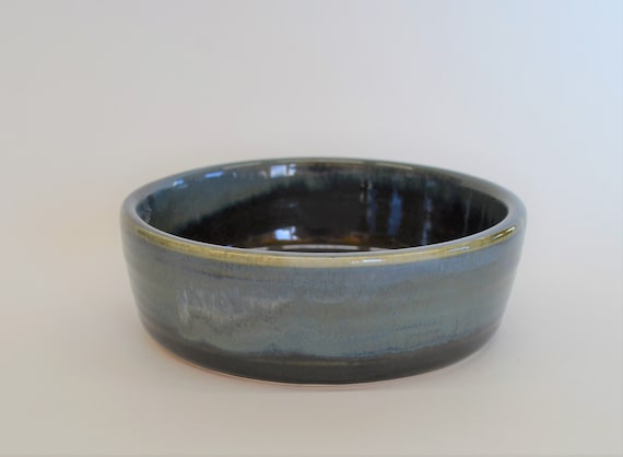 Black Grey Pottery Wine Coaster, Ceramic Wedding Anniversary Gift, Housewarming Gift, Handmade Glazed Stoneware Wine Holder