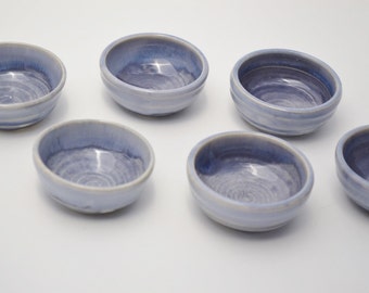 Set of 48 Copitas de Mezcal, Blue Copitas for Mezcal, Ceramic Shot Glass for Mezcal, Little Cup, Liquor Glass