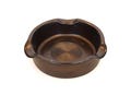 Bronze Pottery Cigar Ashtray Gift for Him, Handmade Ceramic Ashtray, Personalized 8th 9th 19th Anniversary, Bronze Gift for Husband