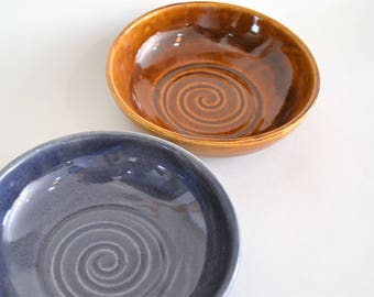 IN STOCK, Small Ceramic Bowl, Handmade Serving Dish, Pottery Chip Bowl, Nut Dish, Handcrafted in Colorado