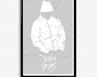 Lyrics 11x17 Poster Death Grips