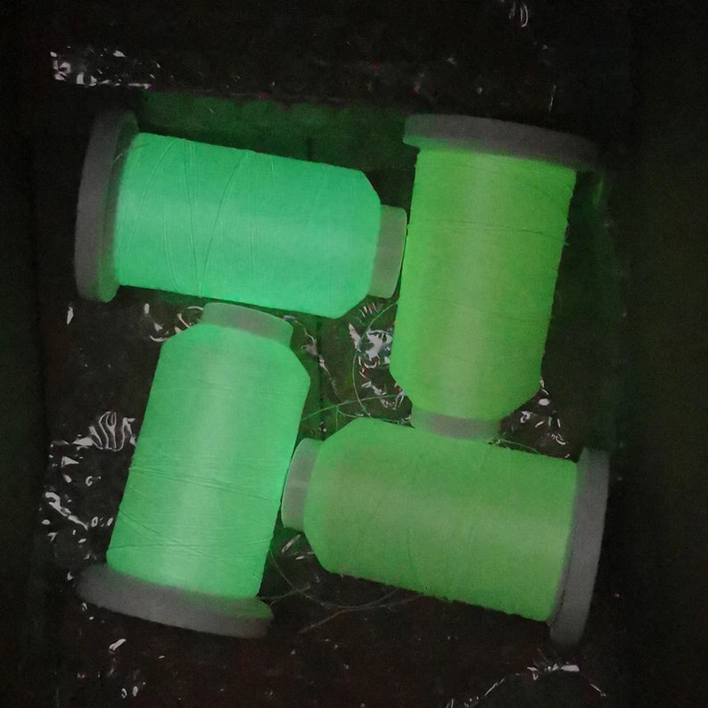Glow in the Dark Embroidery Thread by UNIGLOW PRODUCTS LLC Etsy