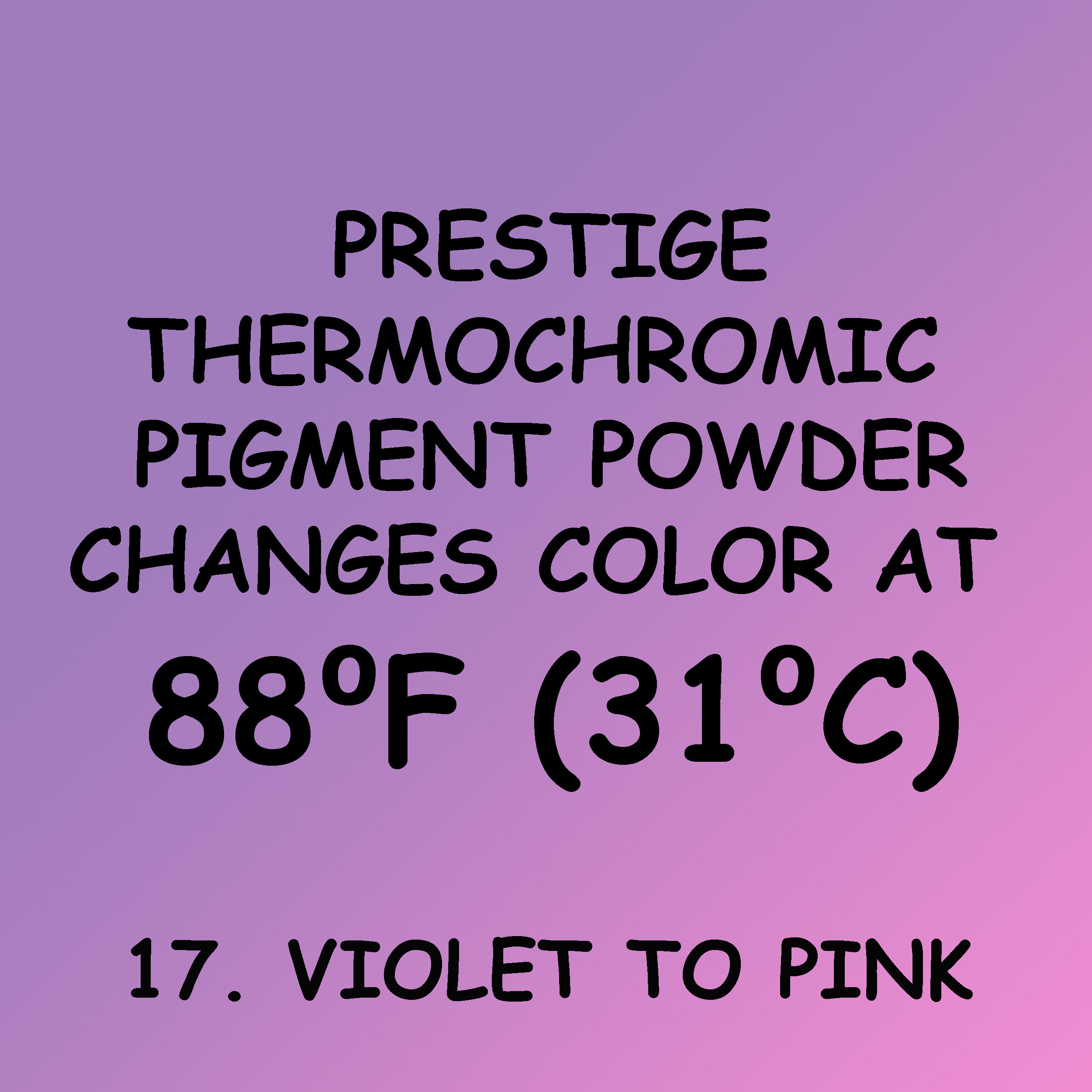Purple to Green Thermochromic Pigment