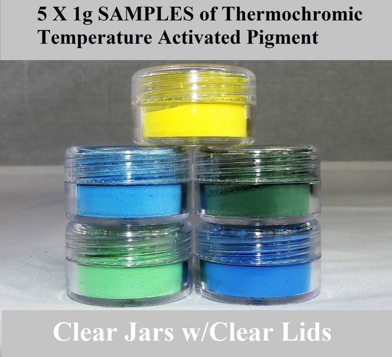 Thermochromic Temperature Activated Pigment Changes at 88ºF Etsy