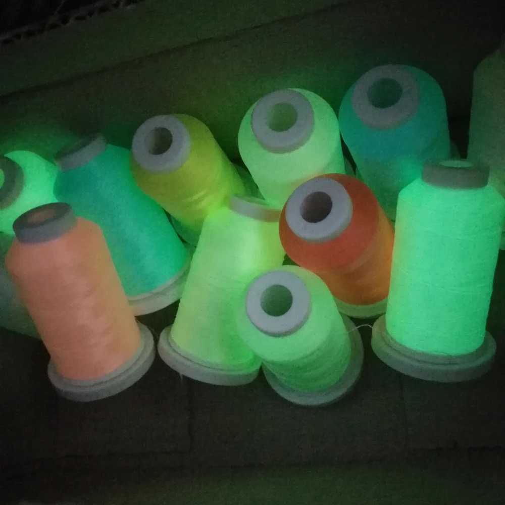 Glow in the Dark Embroidery Thread by UNIGLOW PRODUCTS LLC Etsy
